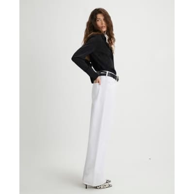 Black Satin Long Sleeve Slim Fit Shirt