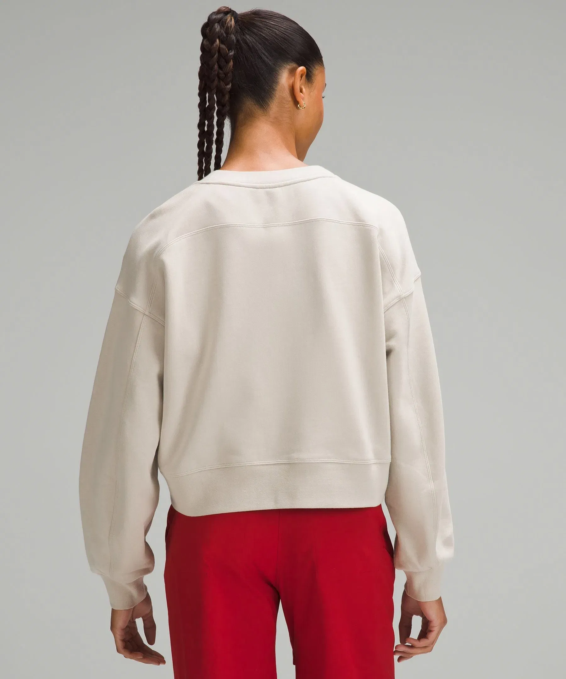 Lululemon Team Canada Perfectly Oversized Cropped Crew *CPC Logo