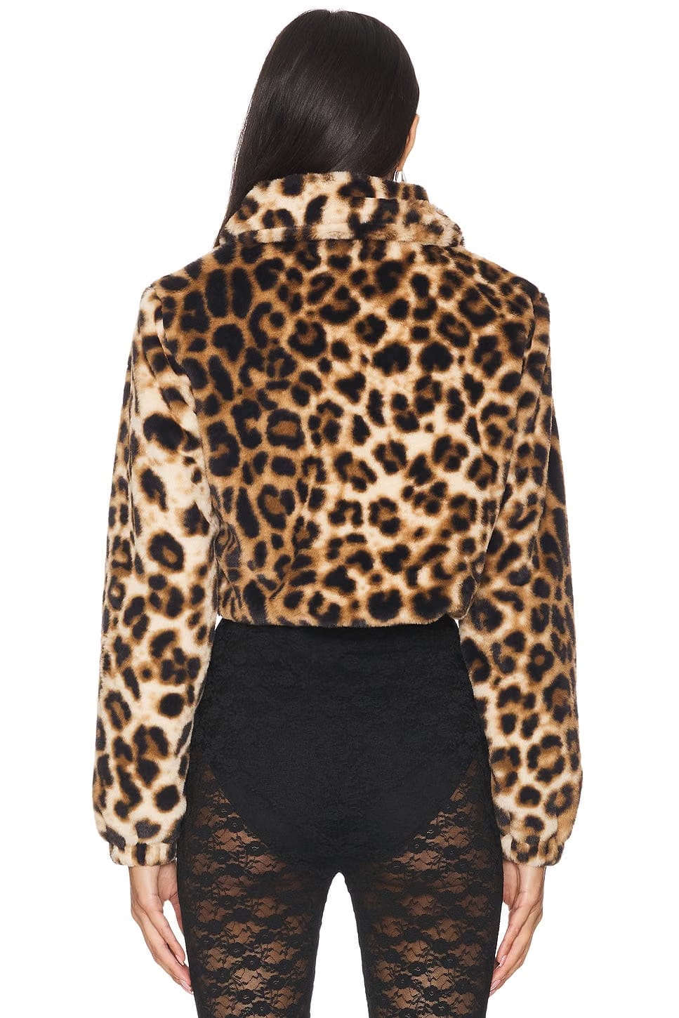 superdown Valdis Faux Fur Jacket in Brown