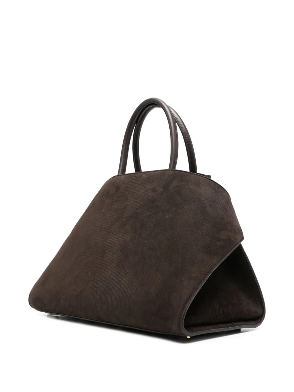 corduroy clasp tote bag