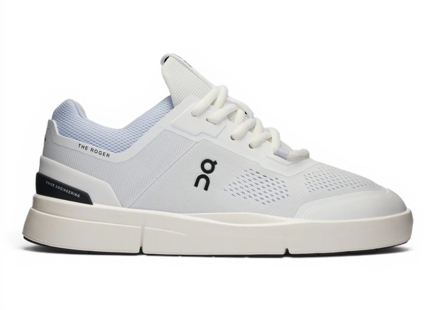 On Running The Roger Spin White Heather Womens