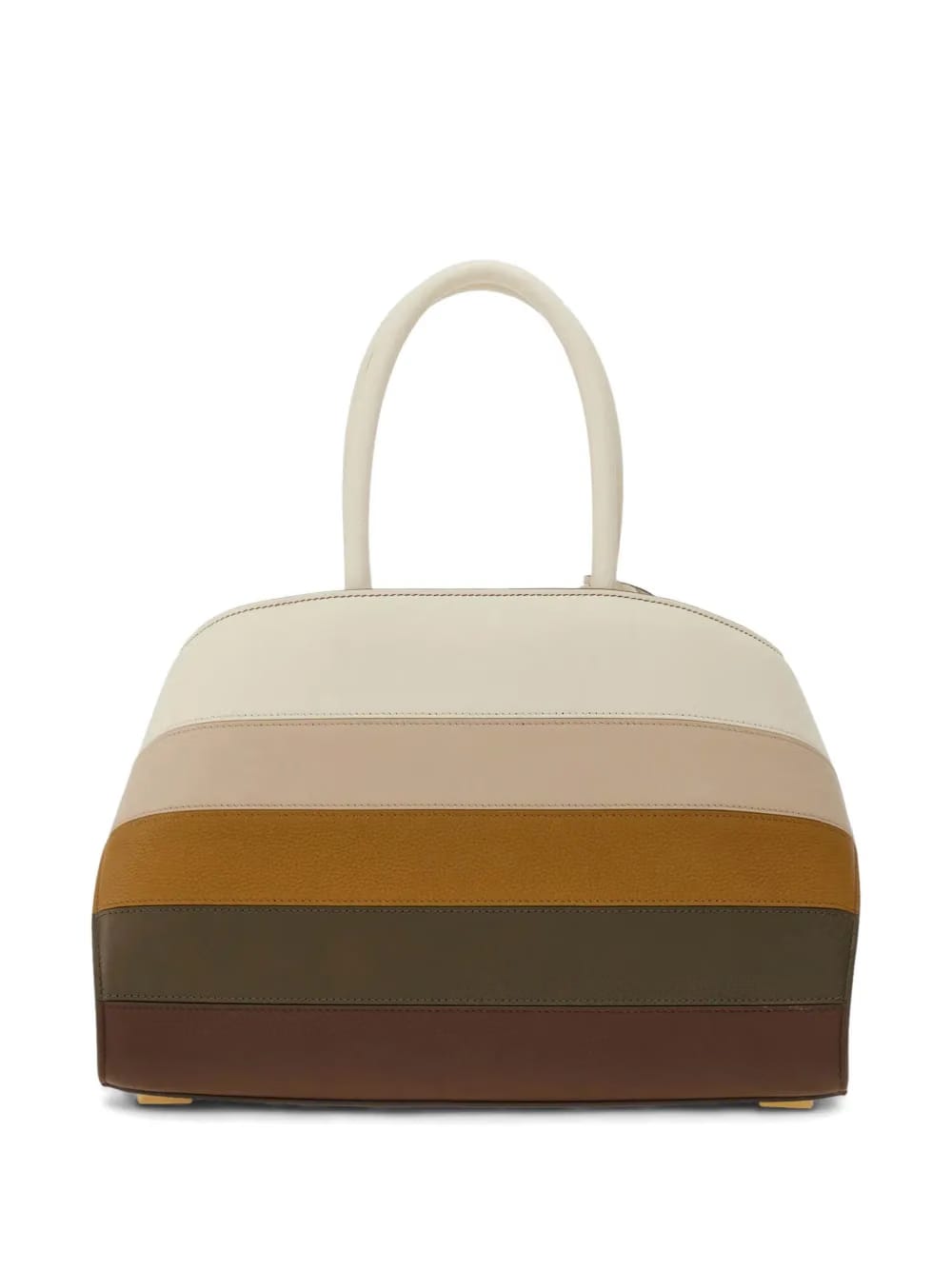 Hug dual-tone structured handbag