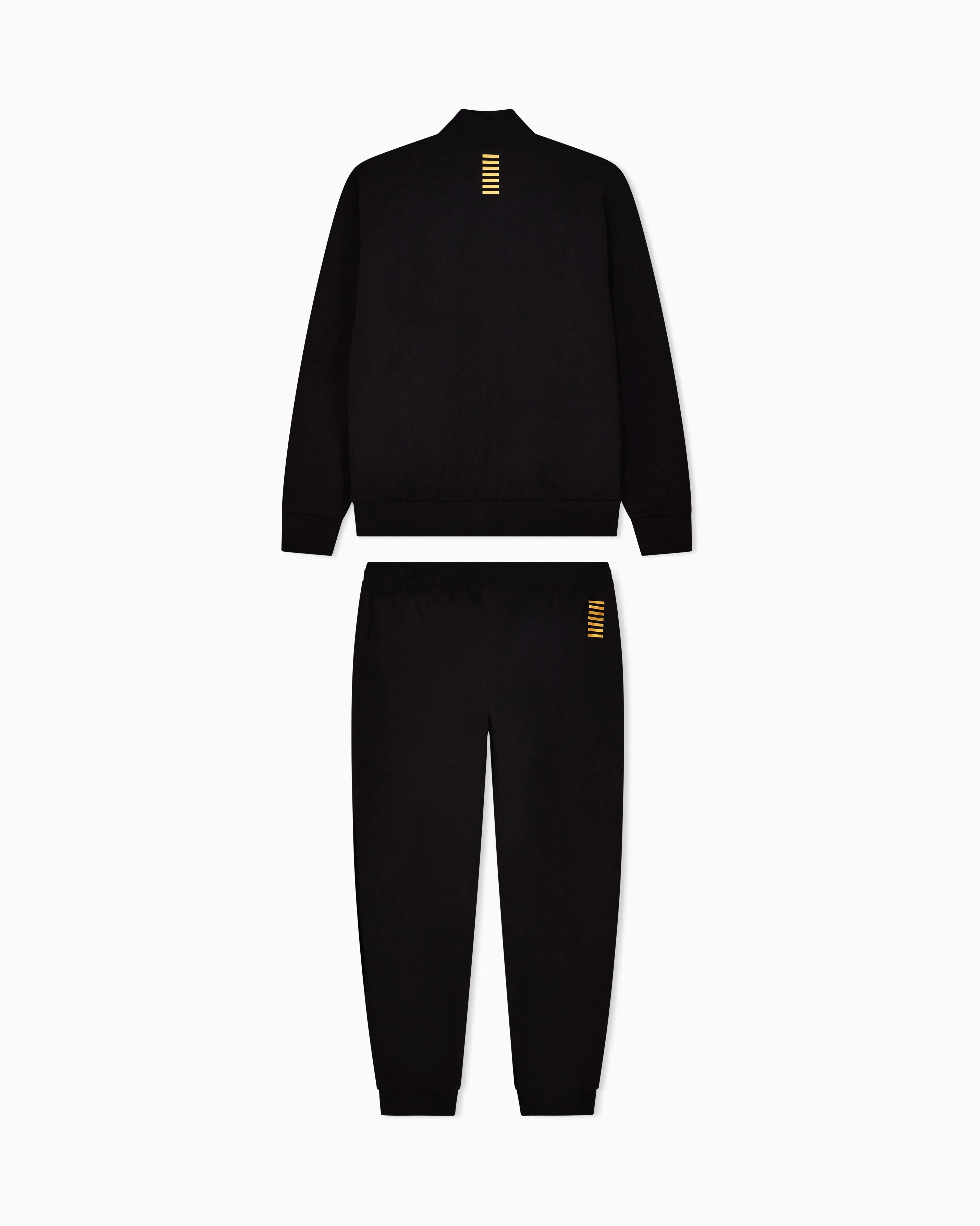 EA7 Cotton suit with zip and stand collar Core Identity