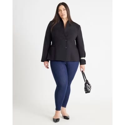 Indigo Pull-On Sculpt Skinny Jeans