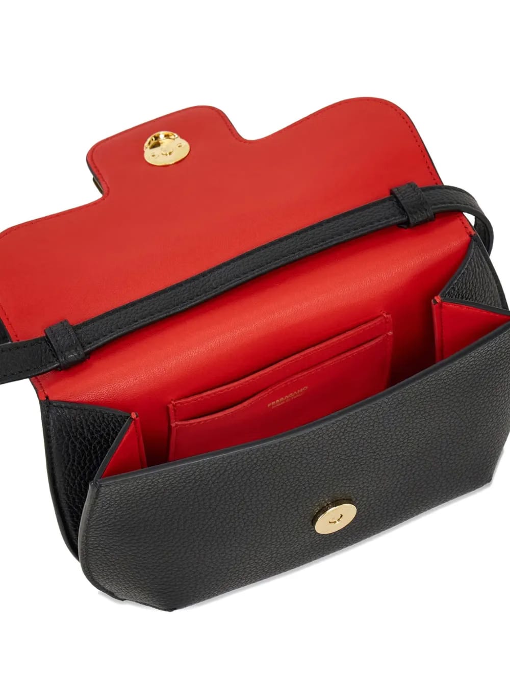 mini double-Gancini cross body bag
