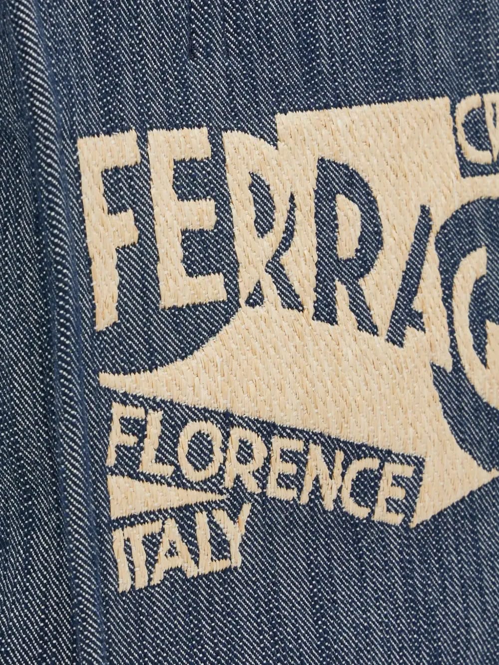 small Venna logo-embroidered tote bag
