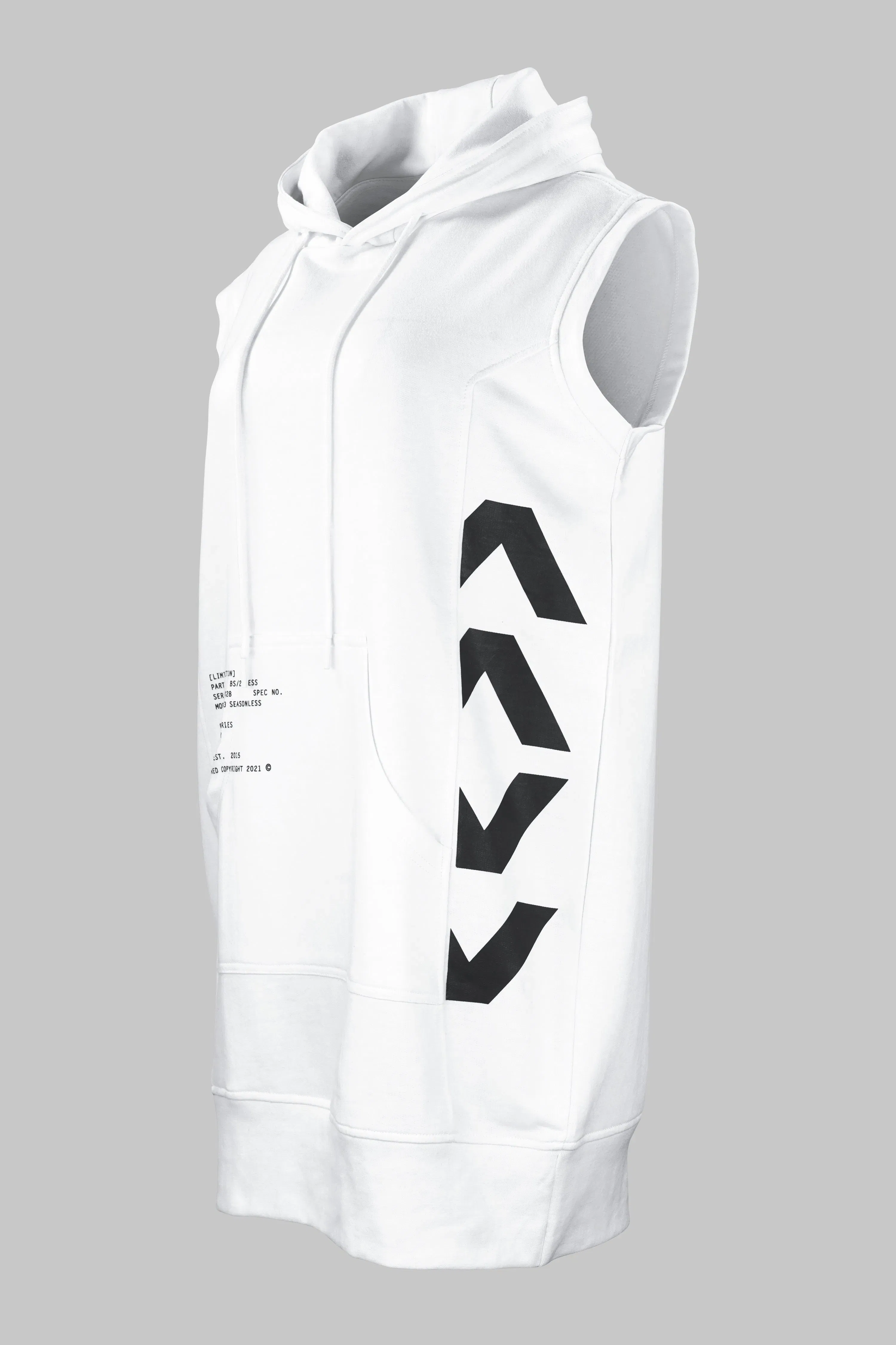 ARROWS SLEEVELESS HOODIE