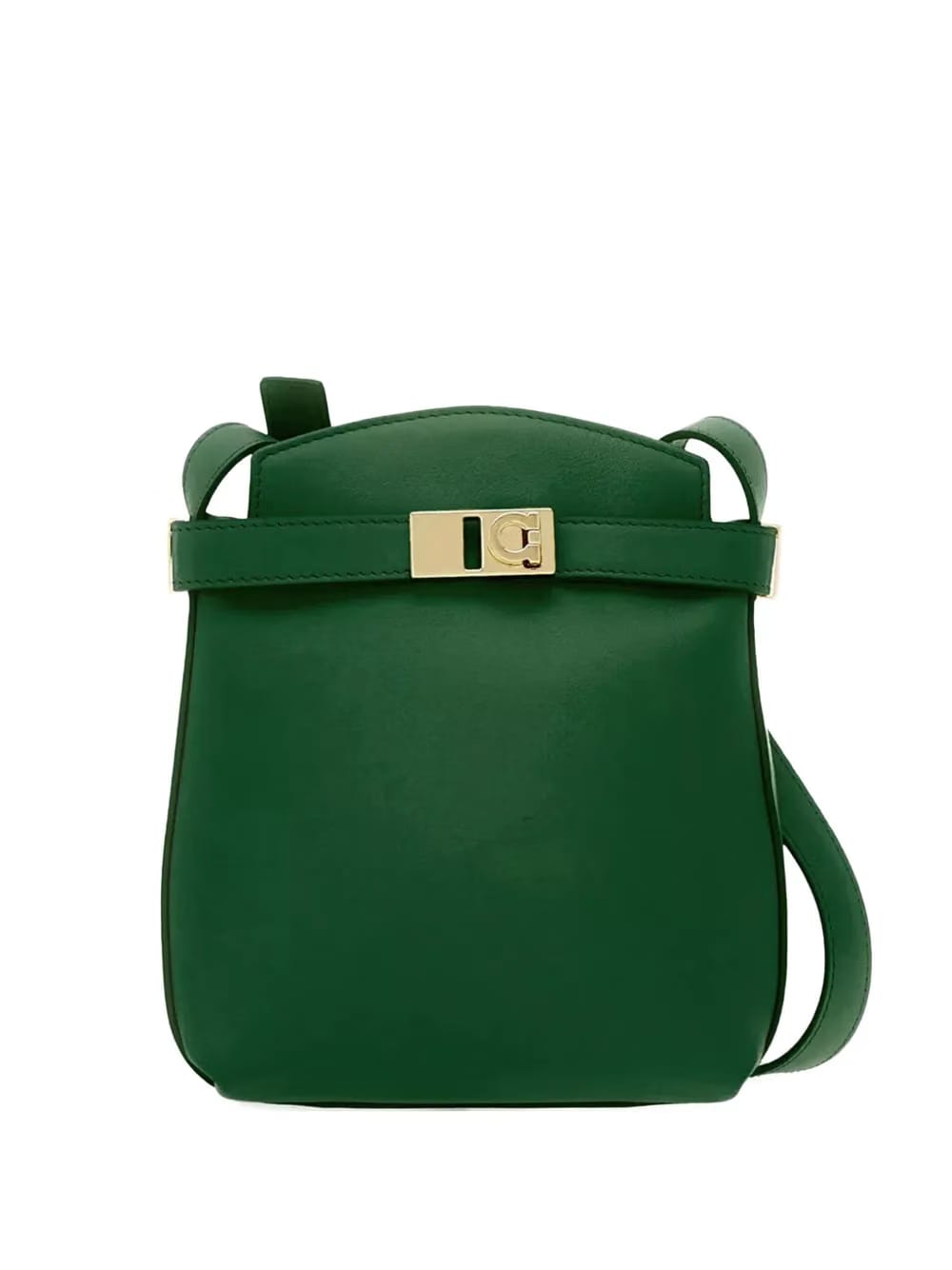Gancini-buckle cross body bag