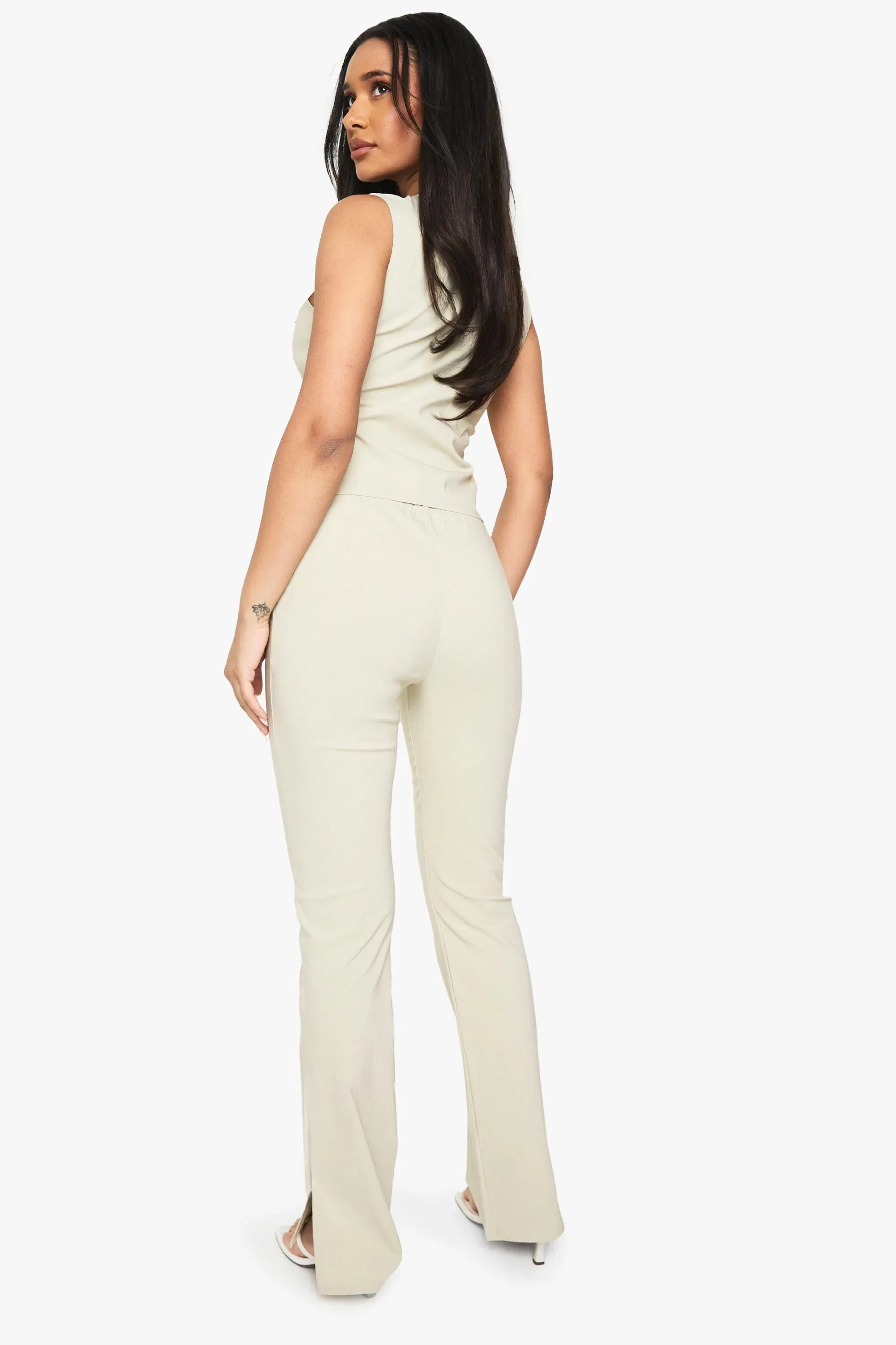 Bengaline Slim Flare Trousers