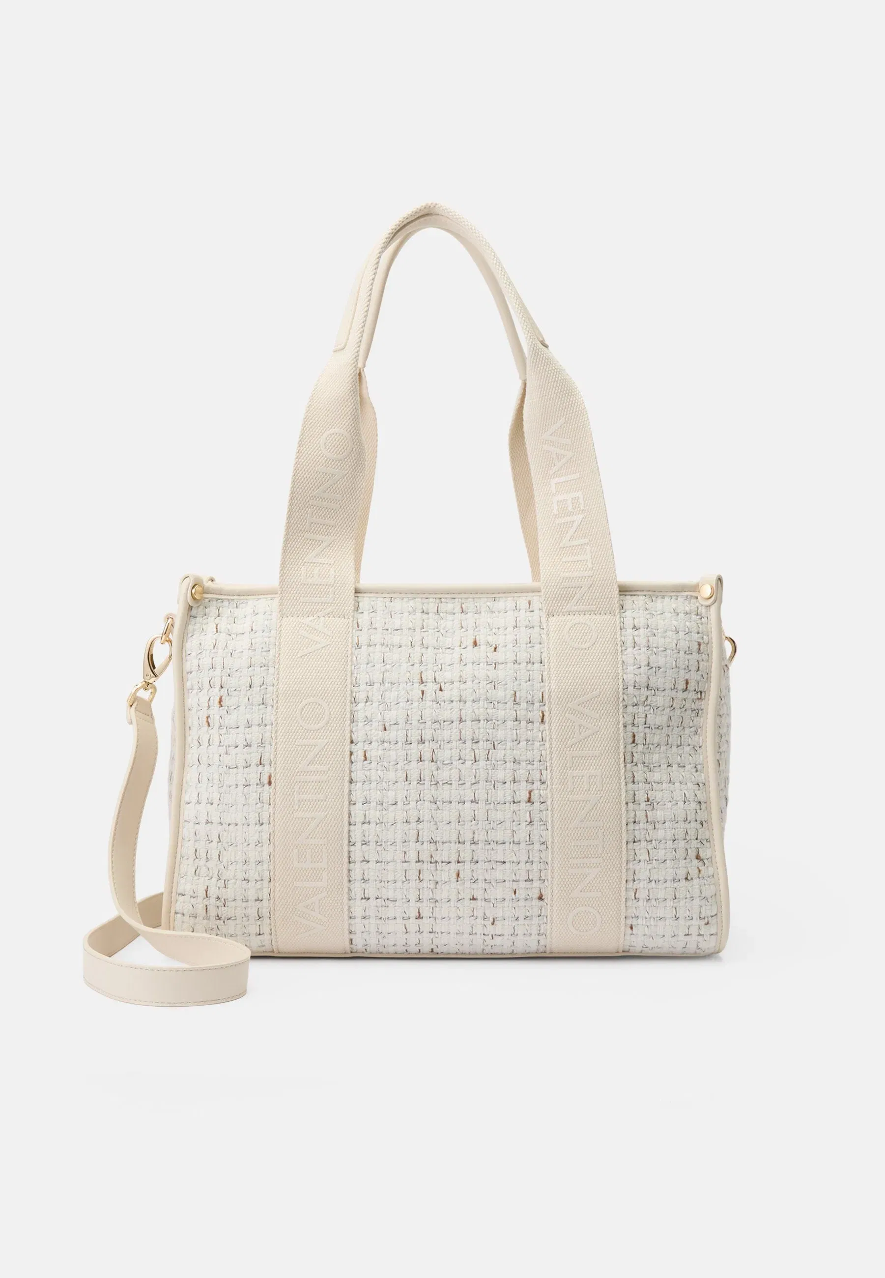 Valentino Bags Candle - Tote Bag - Off White/Multi