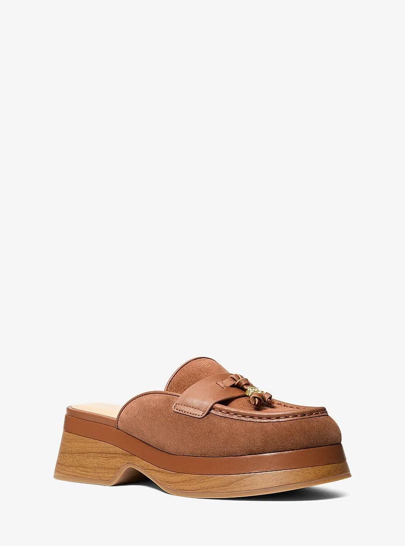 Michael Kors Zoe Suede Mule