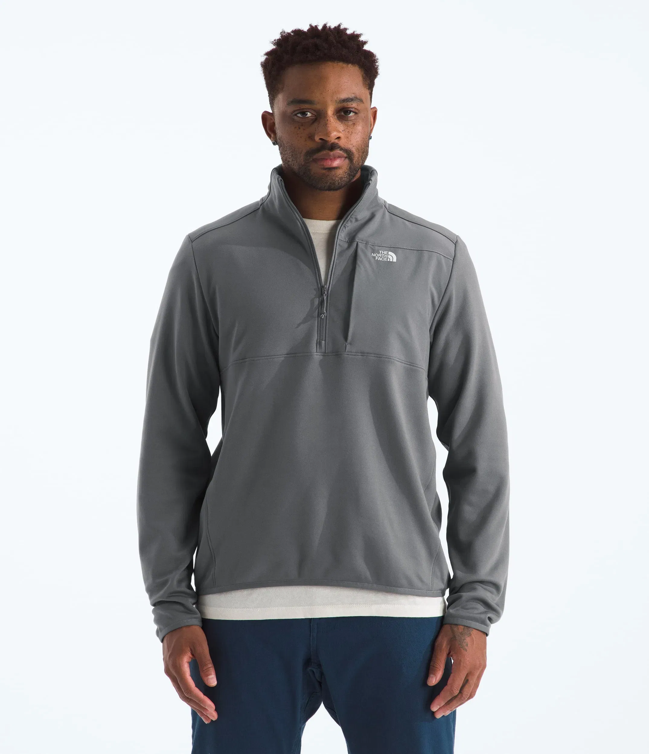 The North Face Men’s TNF™ Performance Fleece ¼-Zip Smoked Pearl