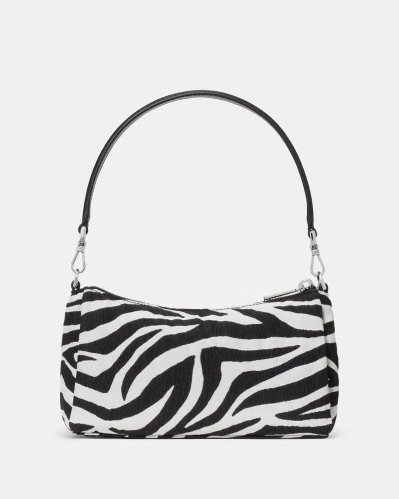 KateSpade Carter Zebra Cargo Crossbody Bag Black Multi