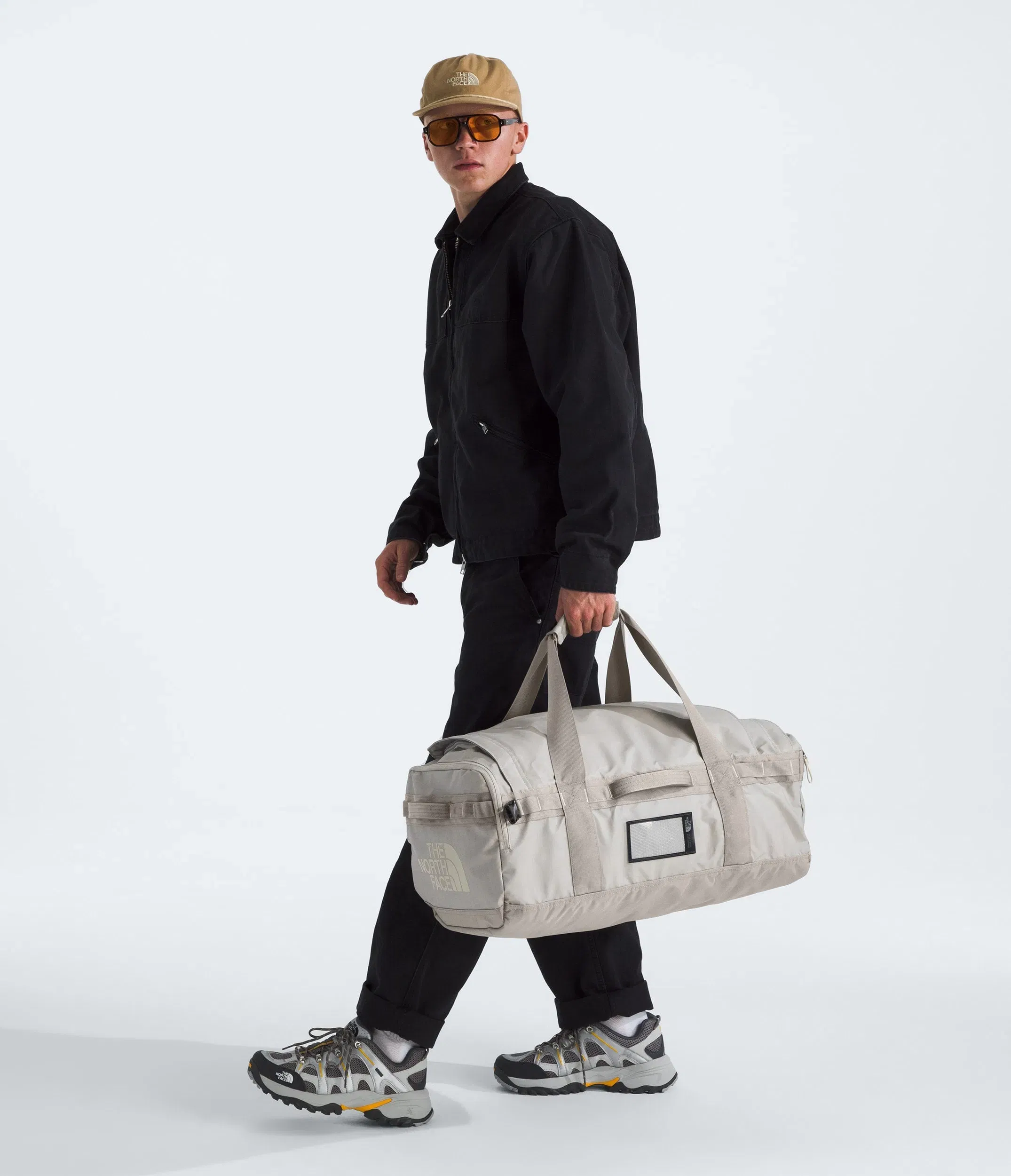 The North Face Base Camp™ Voyager Duffel—62L Soapstone