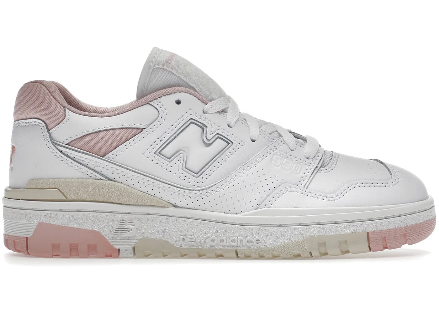 New Balance 550 White Pink Cream Womens