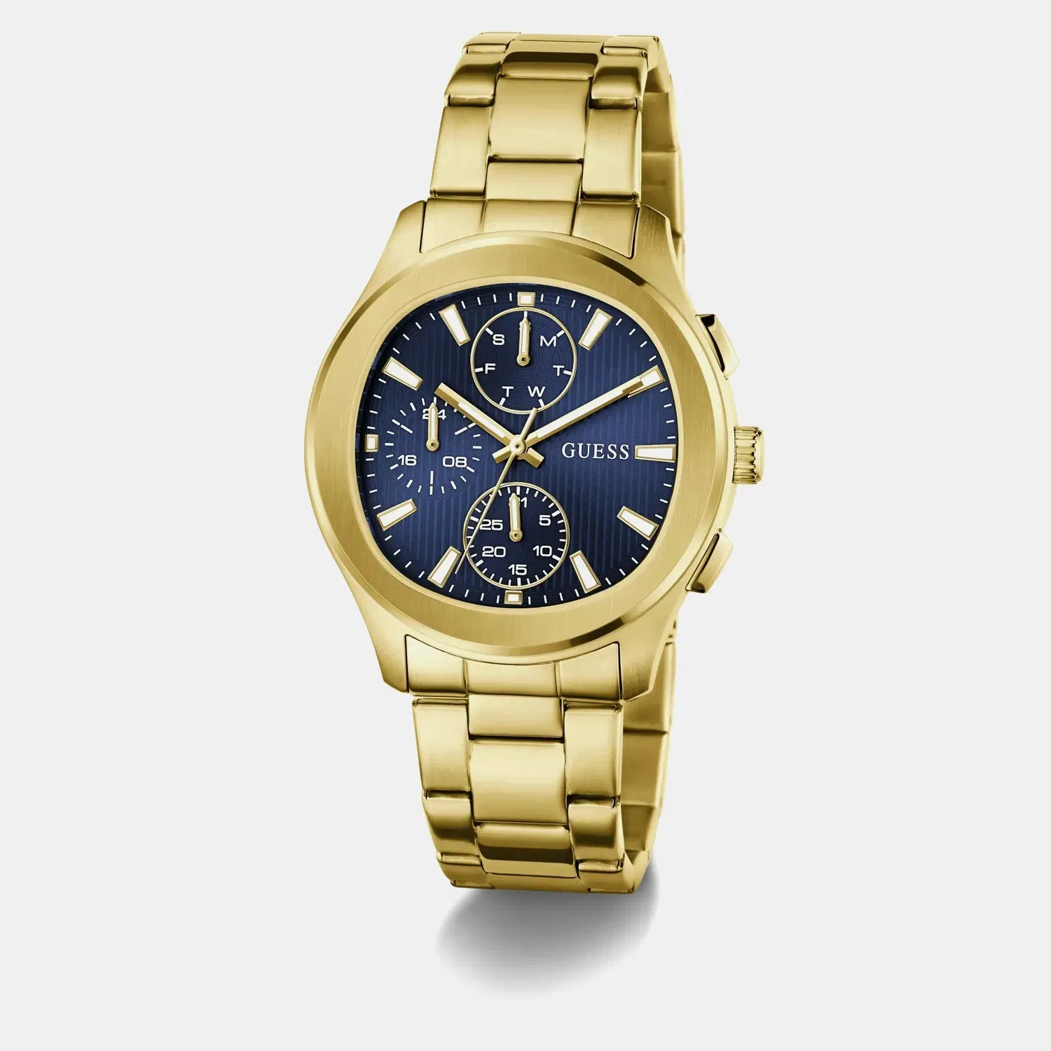 Guess Gd Palmer Men Quartz Blue Dial Analog Stainless Steel Gw1048G2