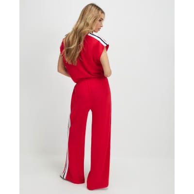 Red Tape Side Drawstring Wide Leg Joggers
