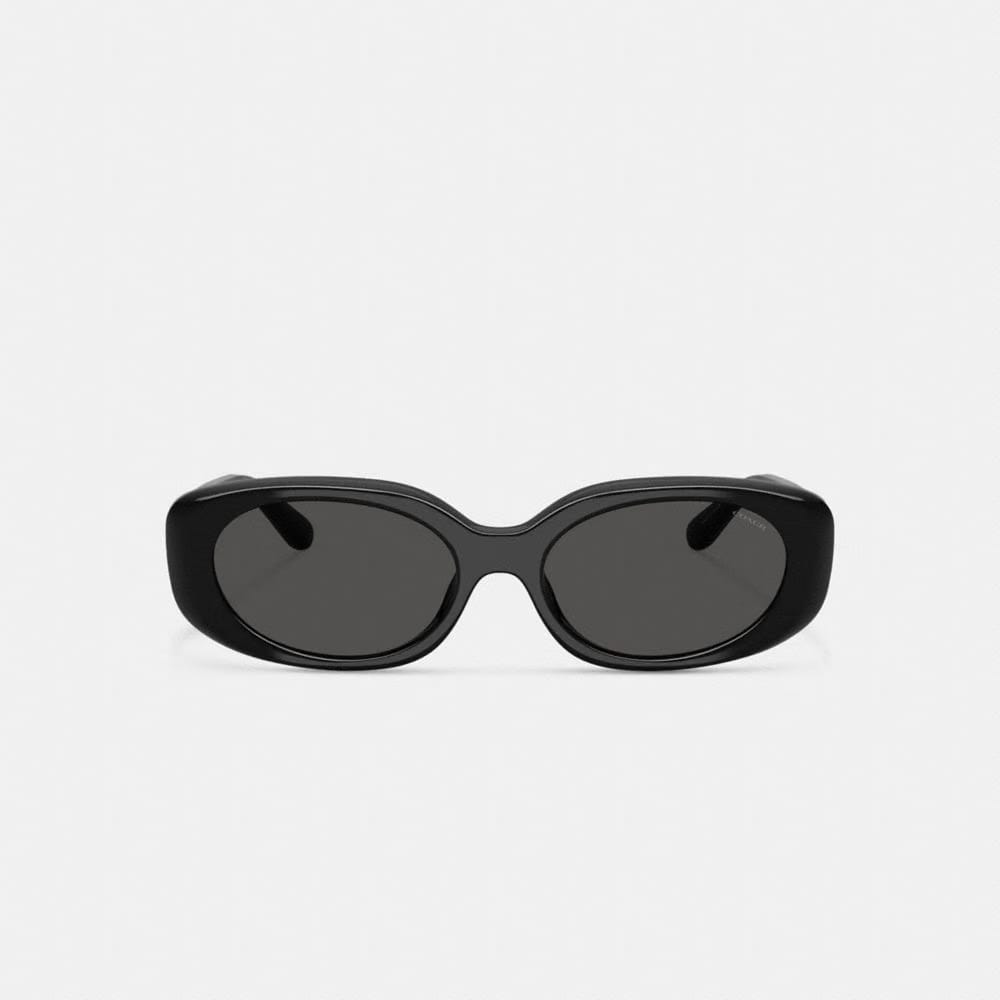 Quilted Oval Rectangle Sunglasses