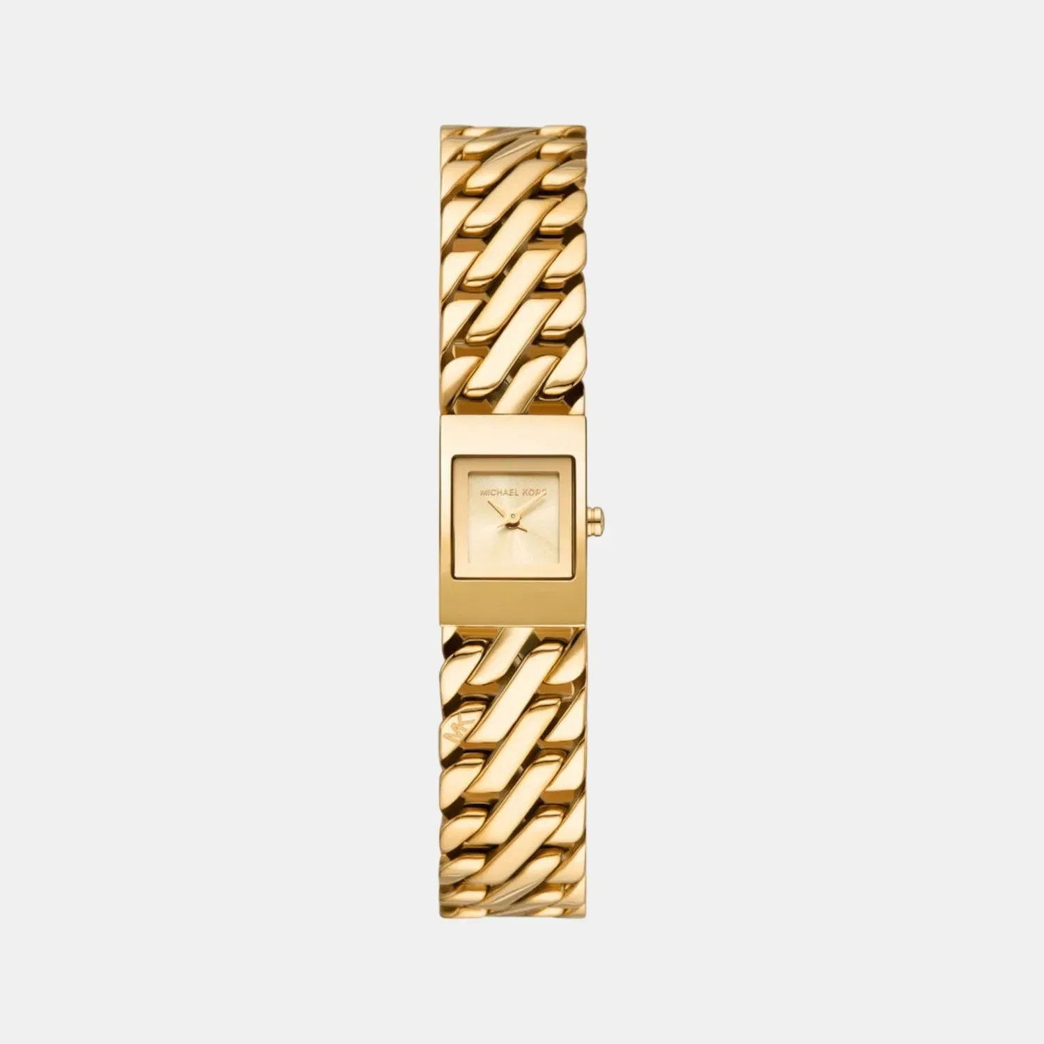 Michael Kors Darrington Women Quartz Gold Dial Analog Stainless Steel Watch Mk4907