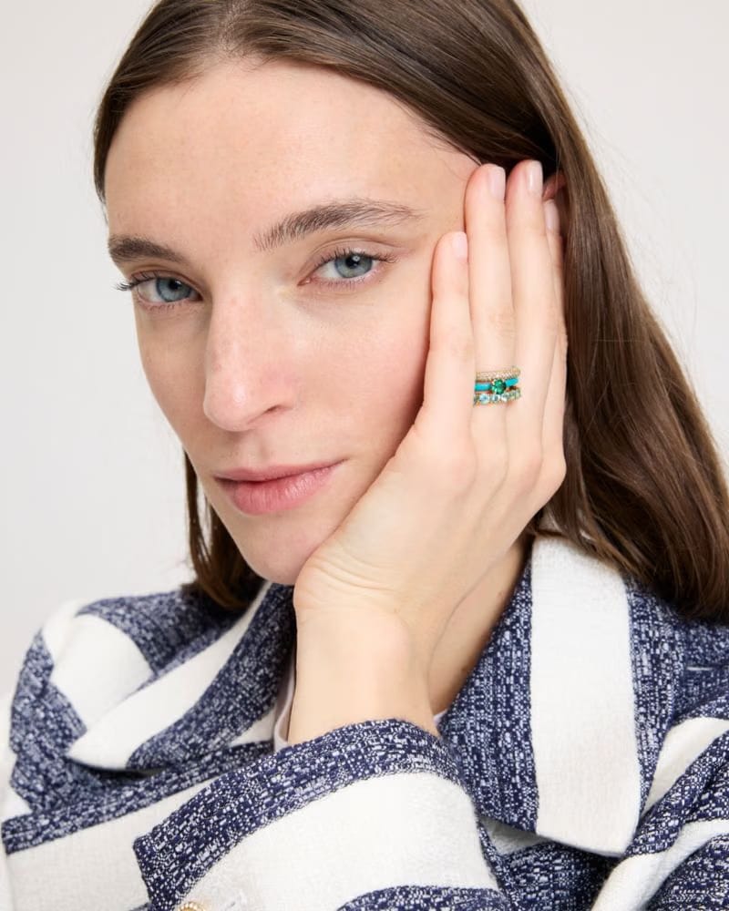 Hint Of Shimmer Stacking Ring Set
