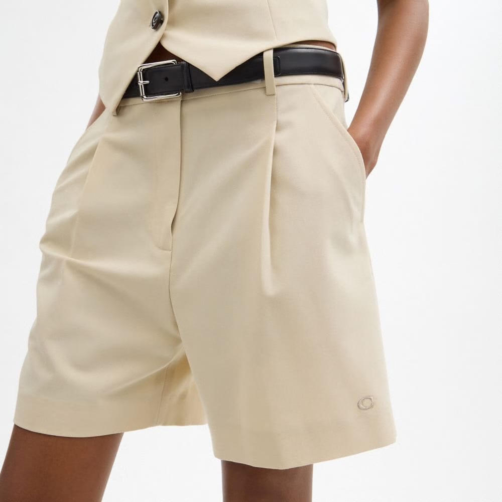Tailored Shorts In Recycled Polyester