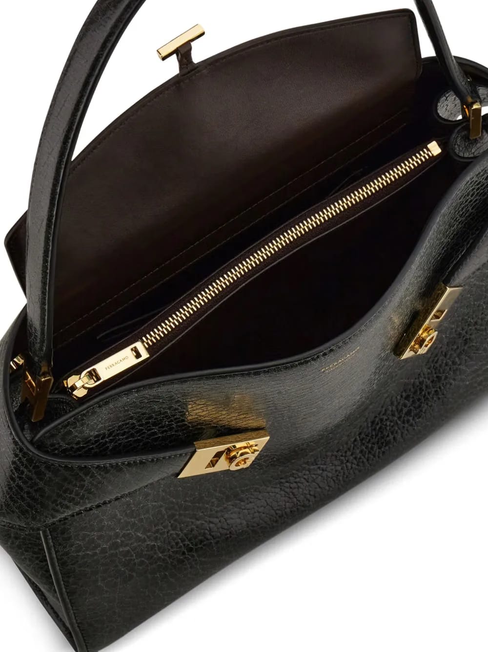 medium Hug leather shoulder bag