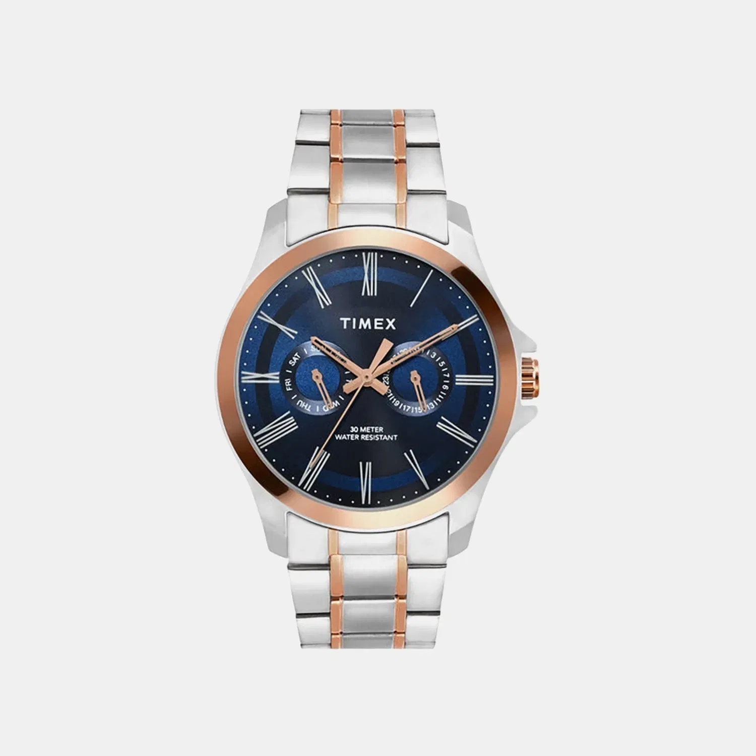 Timex Trendline Men Quartz Dial Multi-Function Stainless Steel Watch Tw000X131