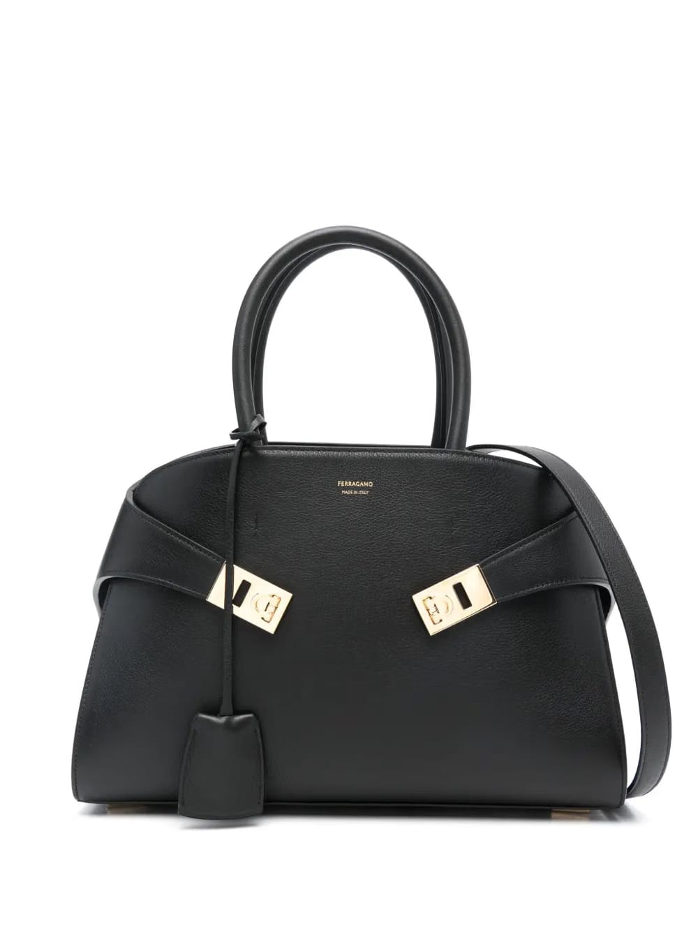 medium Hug Gancini-buckle tote bag
