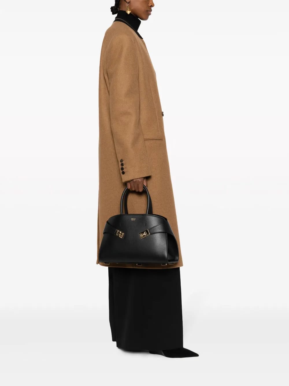 medium Hug Gancini-buckle tote bag