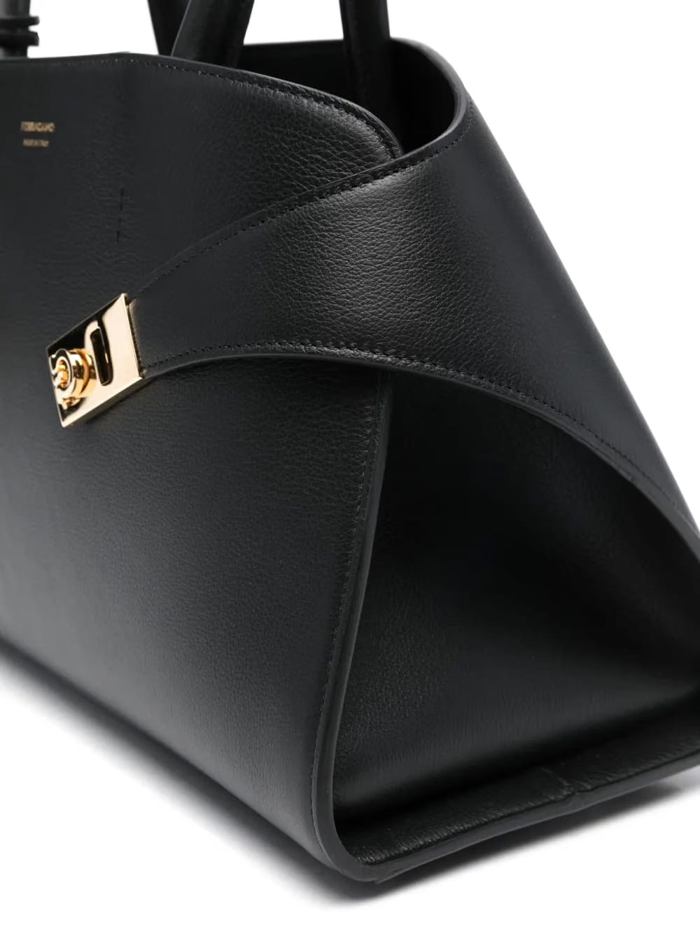 medium Hug Gancini-buckle tote bag