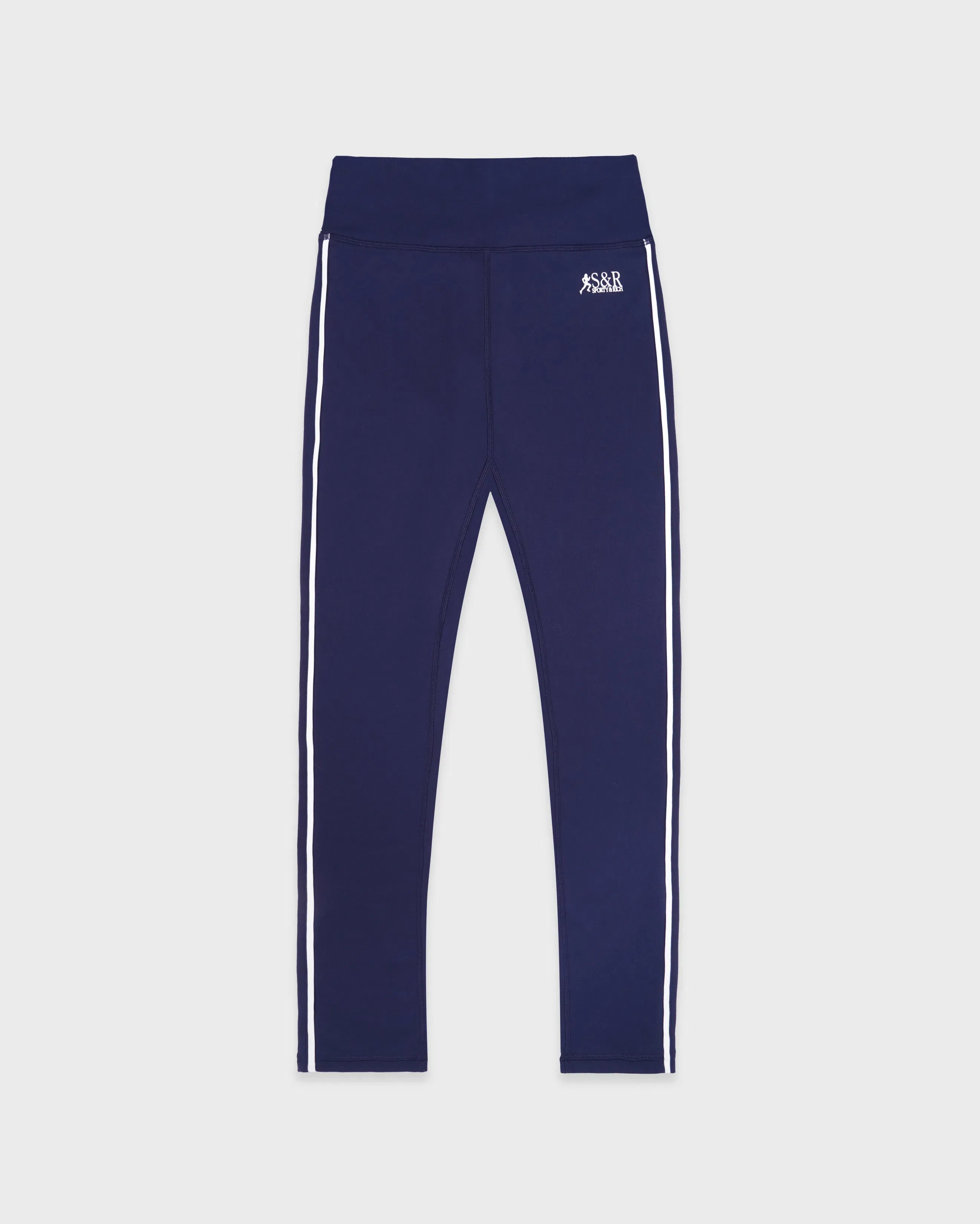 SR Runner Legging - Light Navy/White