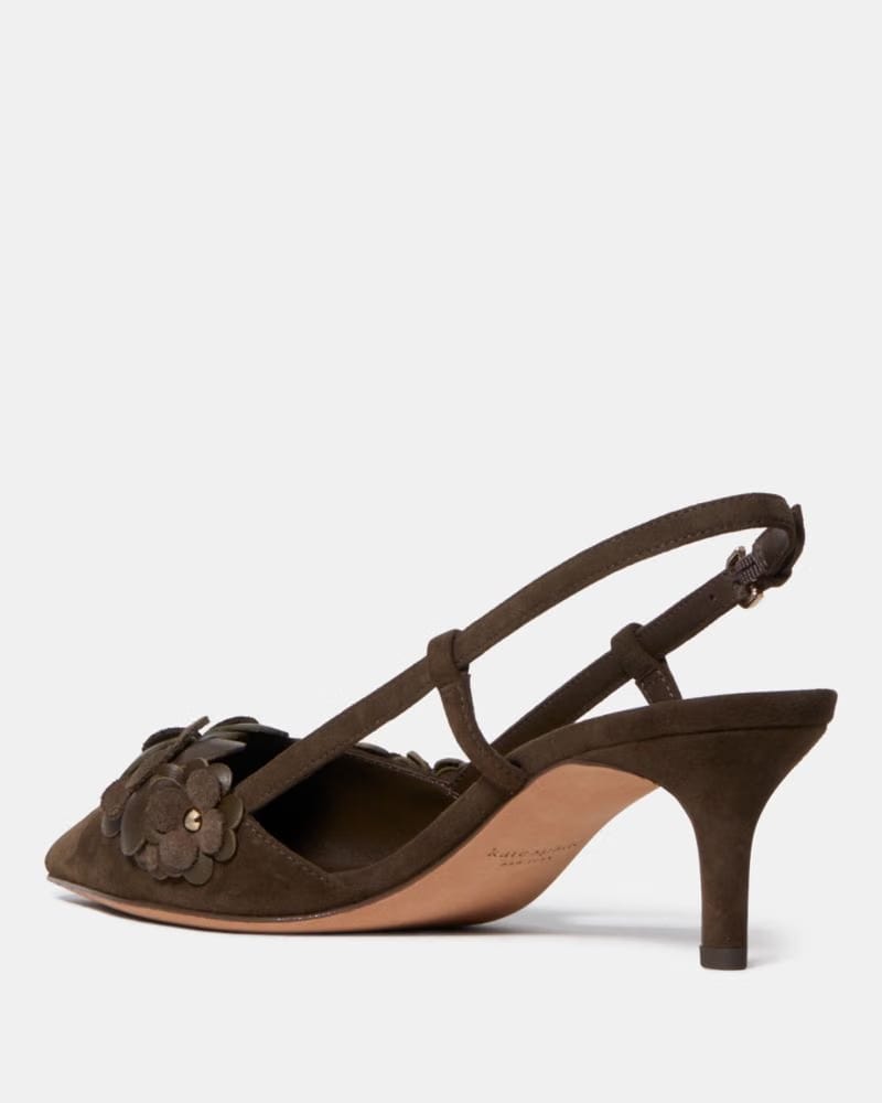 Spade Flower Garden Slingback Pump
