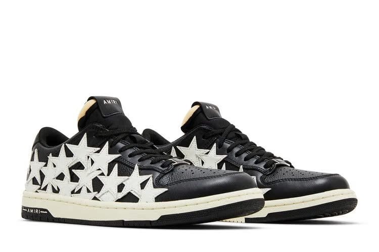 Amiri Stars Low Black White