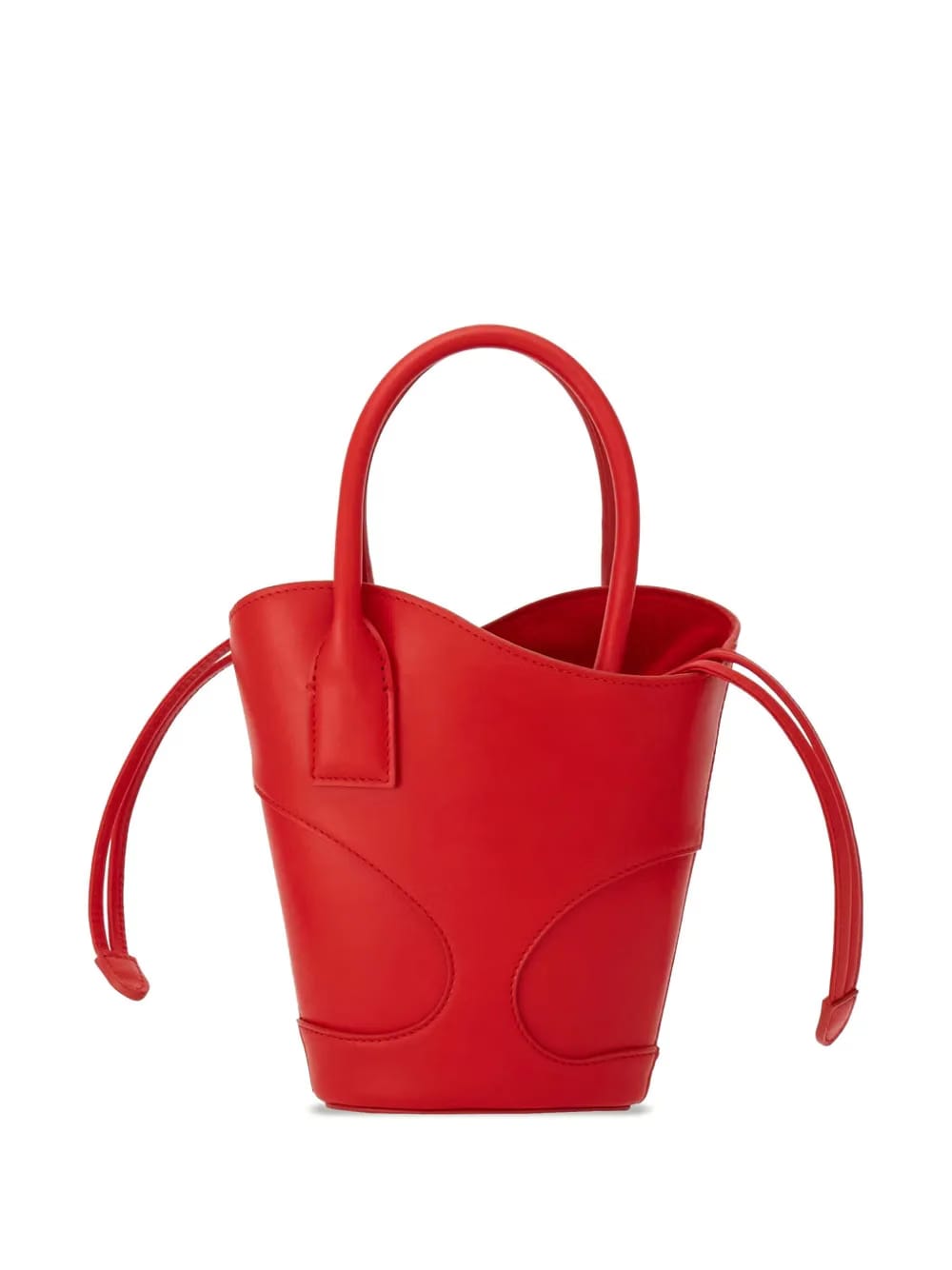 cut-out leather mini bag