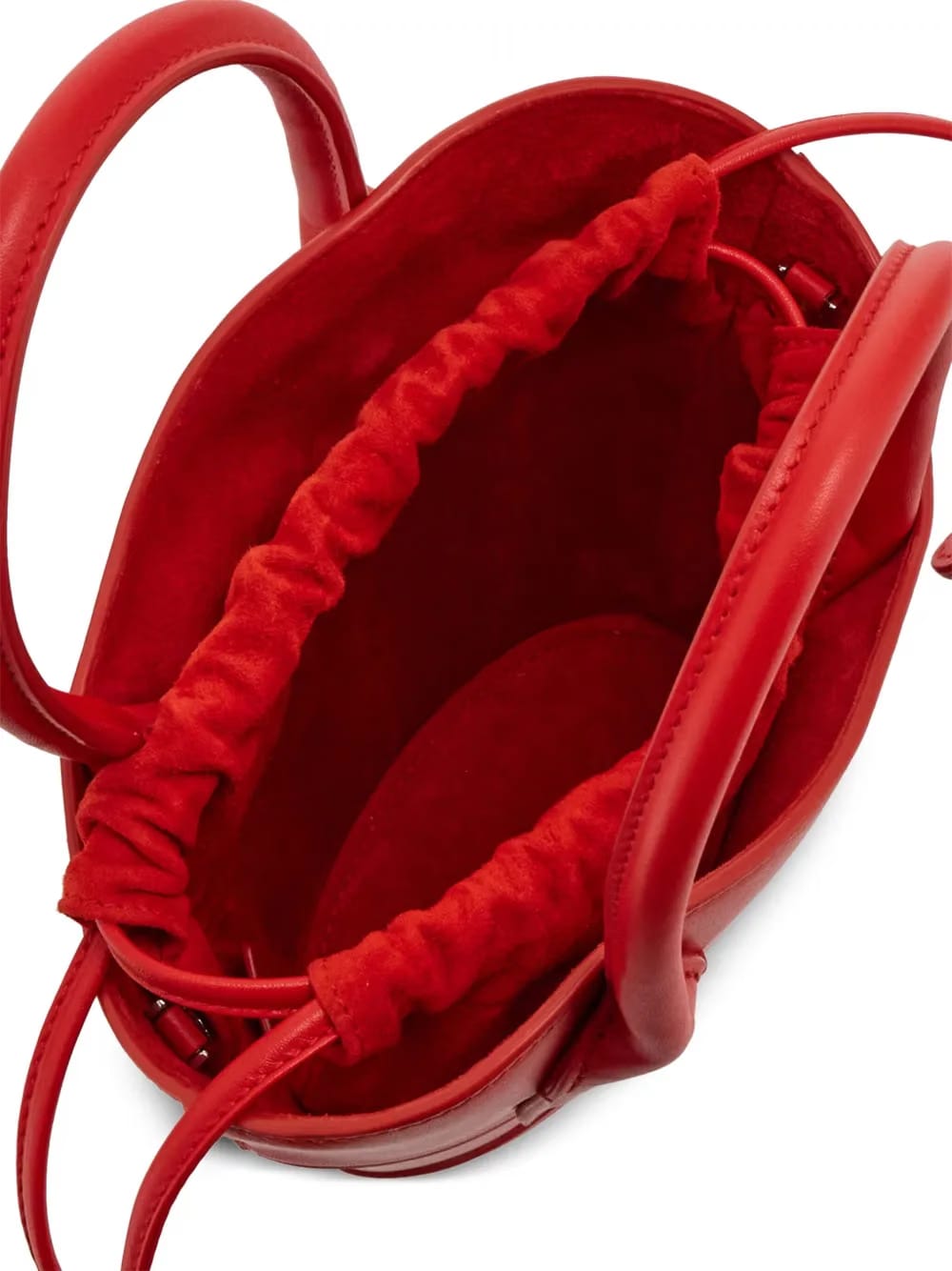 cut-out leather mini bag