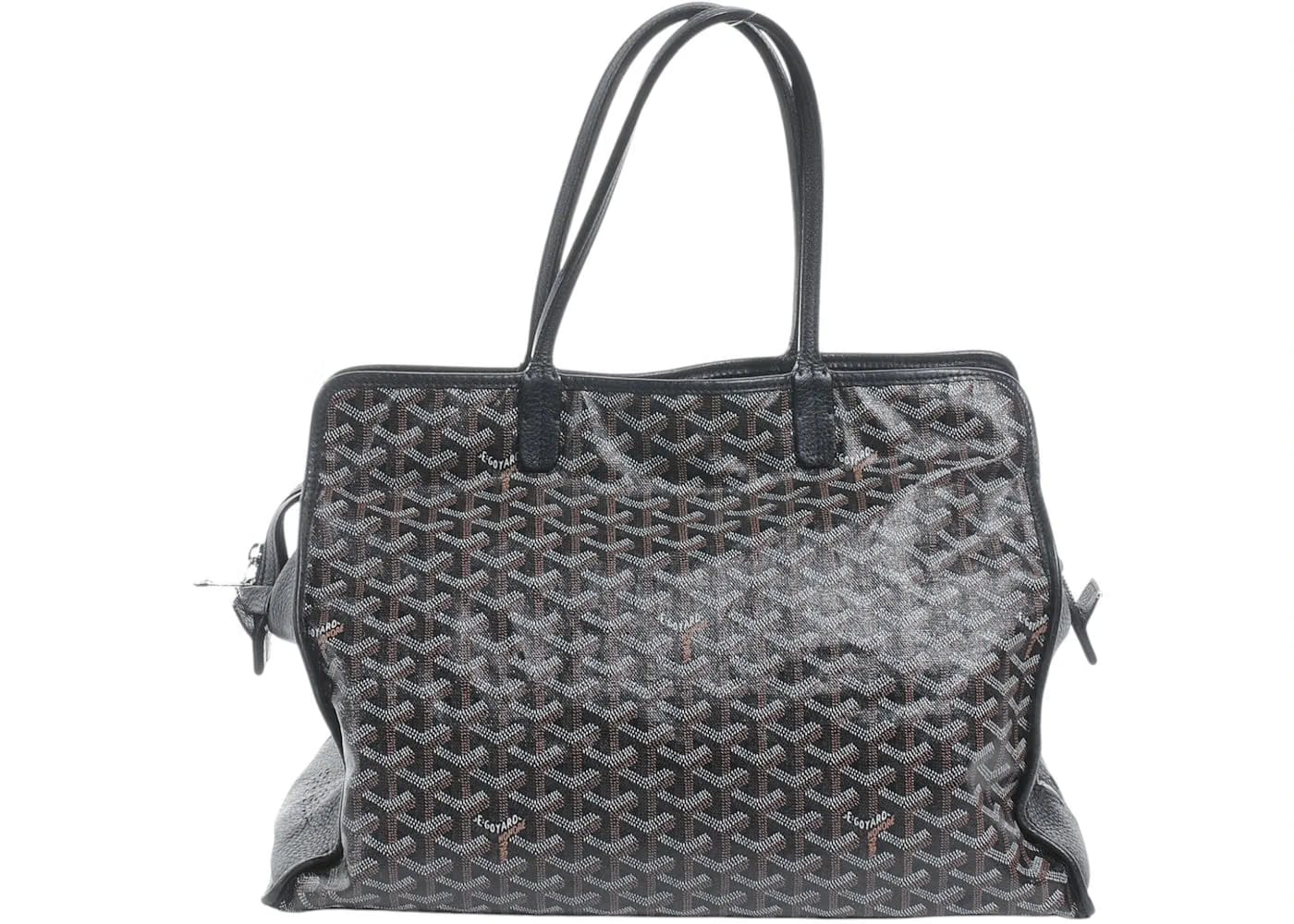 Goyard Sac Hardy Pet Carrier Goyardine Pm Black