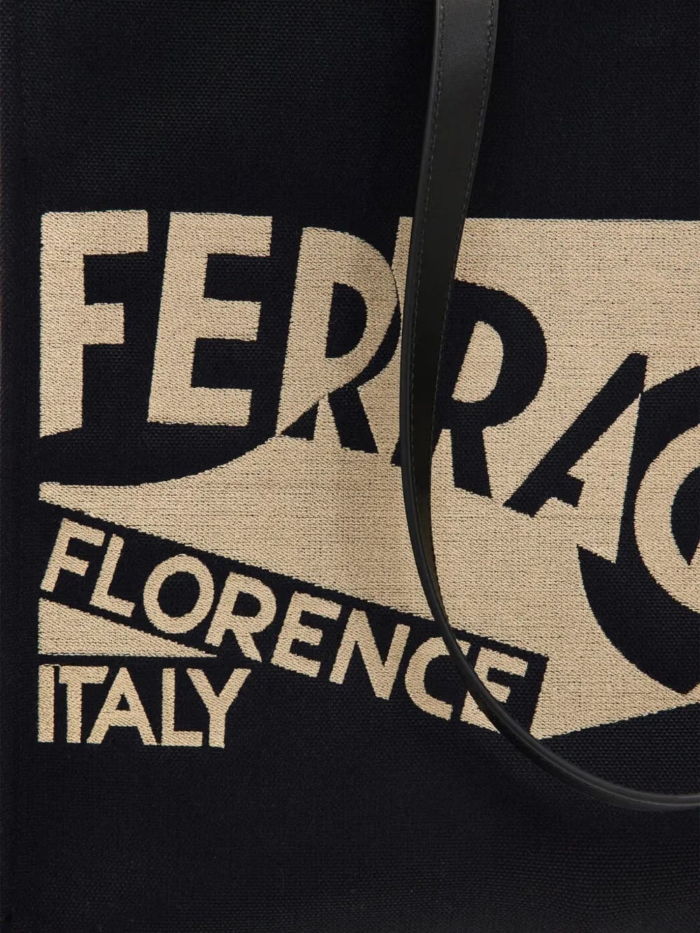 large logo-printed tote bag