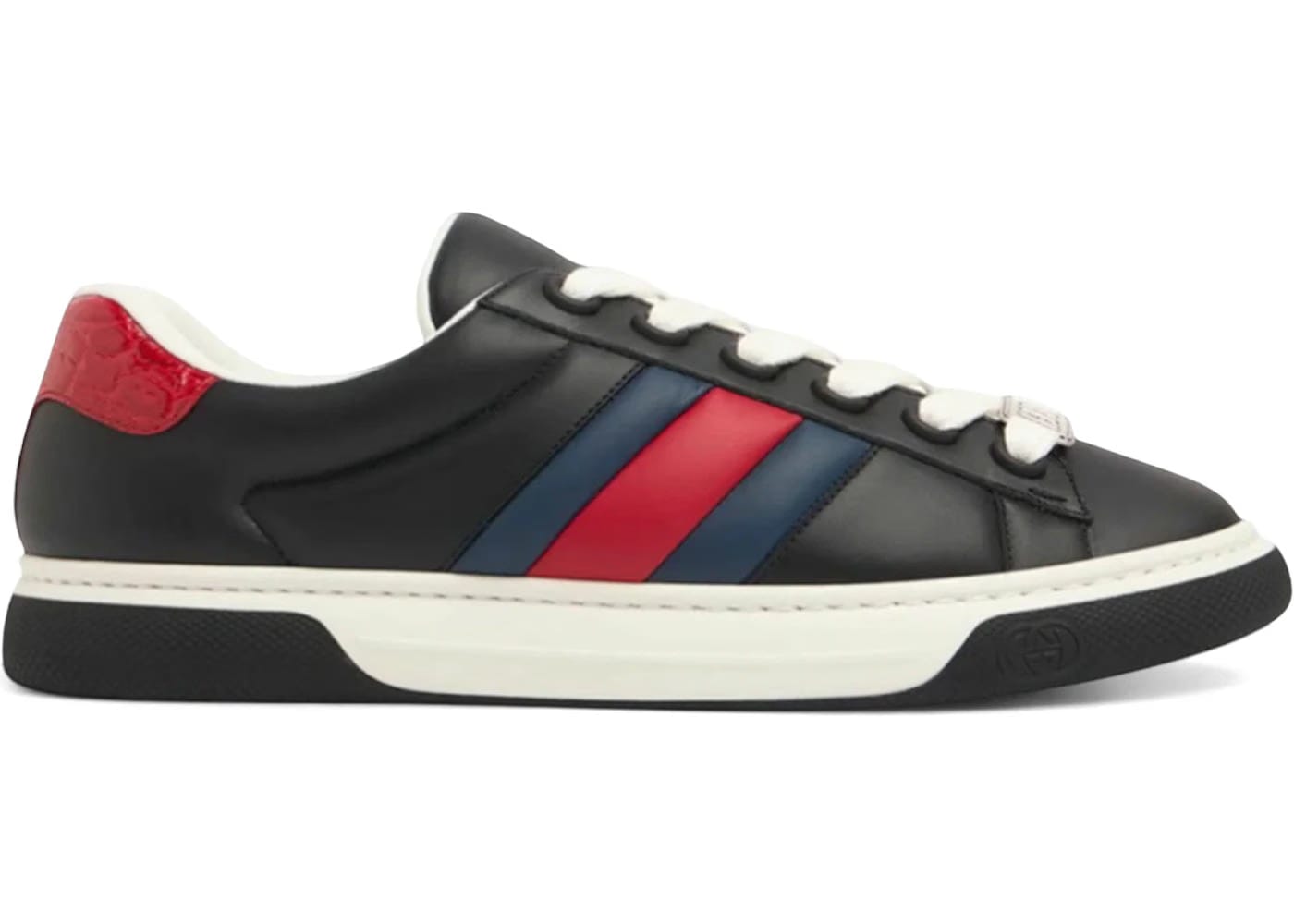 Gucci Ace Web Strap Black Blue Red