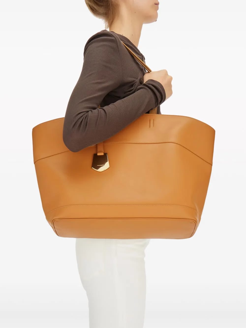 Charming logo-print tote bag