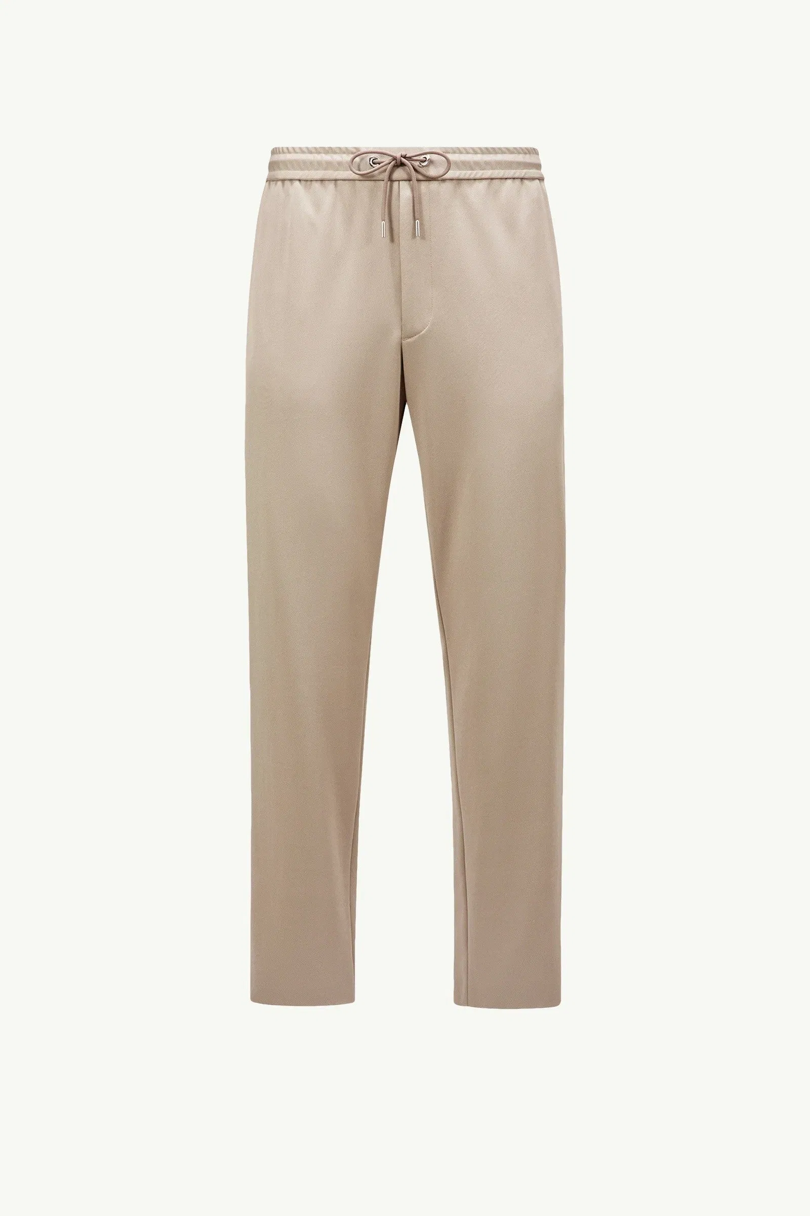 Moncler Logo Jogging Trousers Taupe Taupe