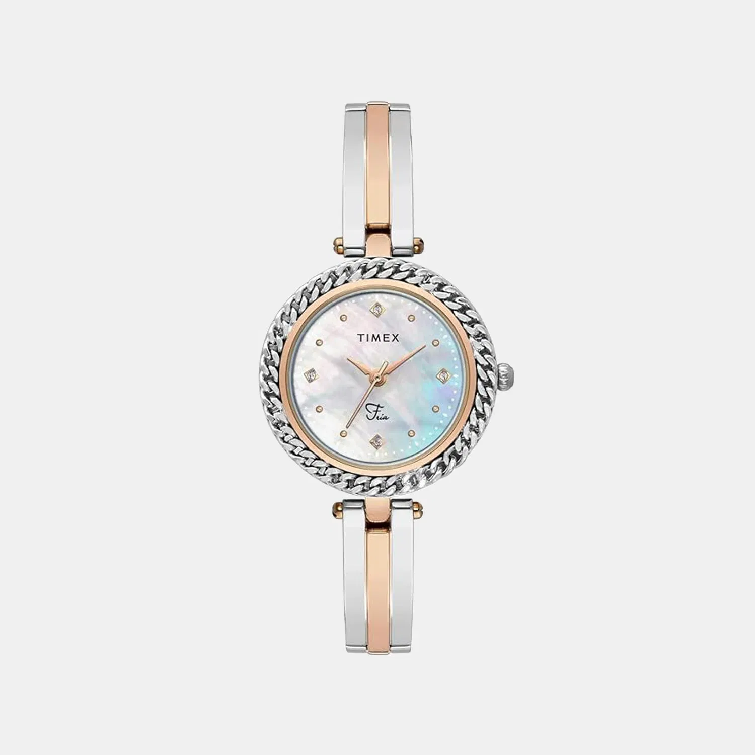 Timex Fria Women Quartz Dial Analog Brass Watch Twel24102
