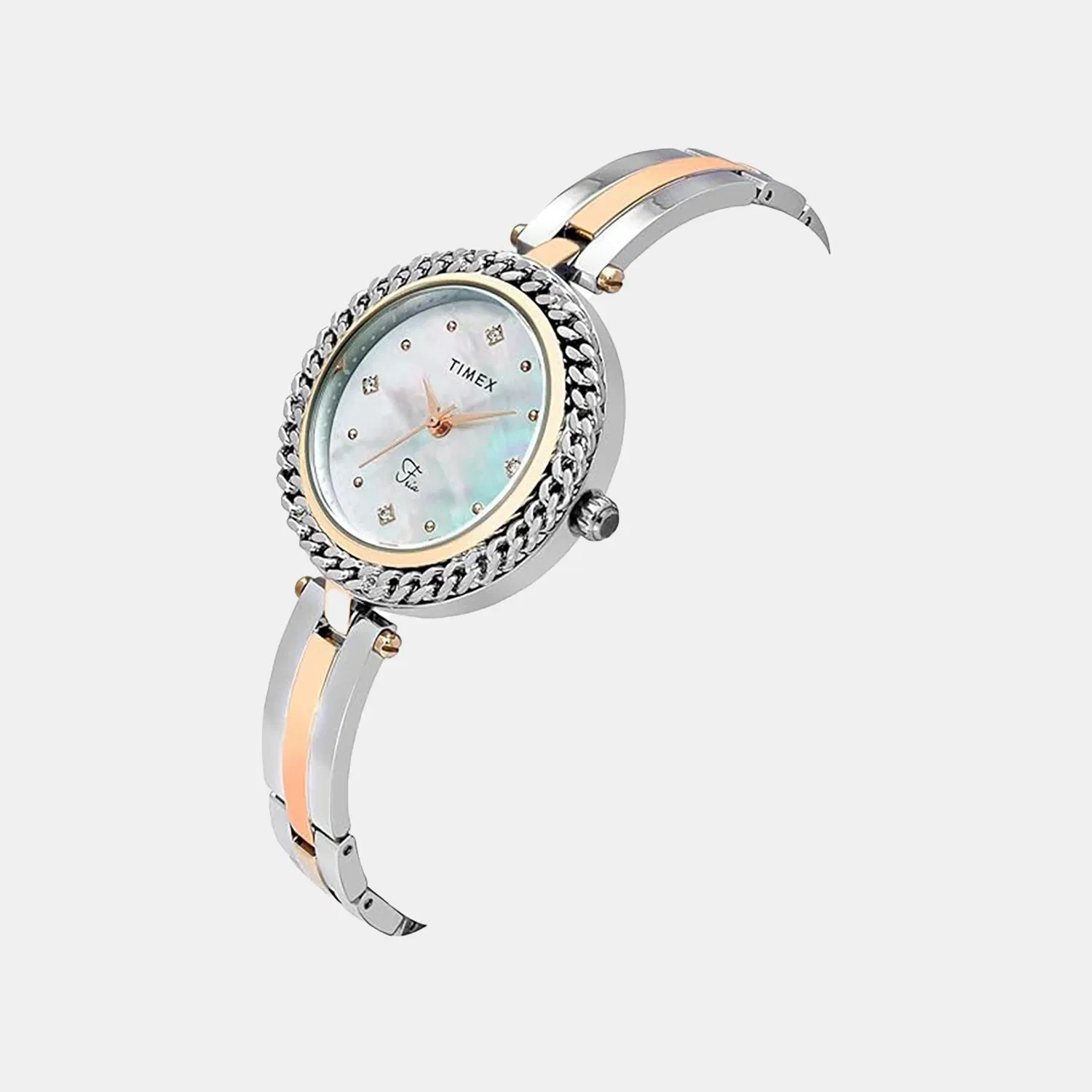 Timex Fria Women Quartz Dial Analog Brass Watch Twel24102