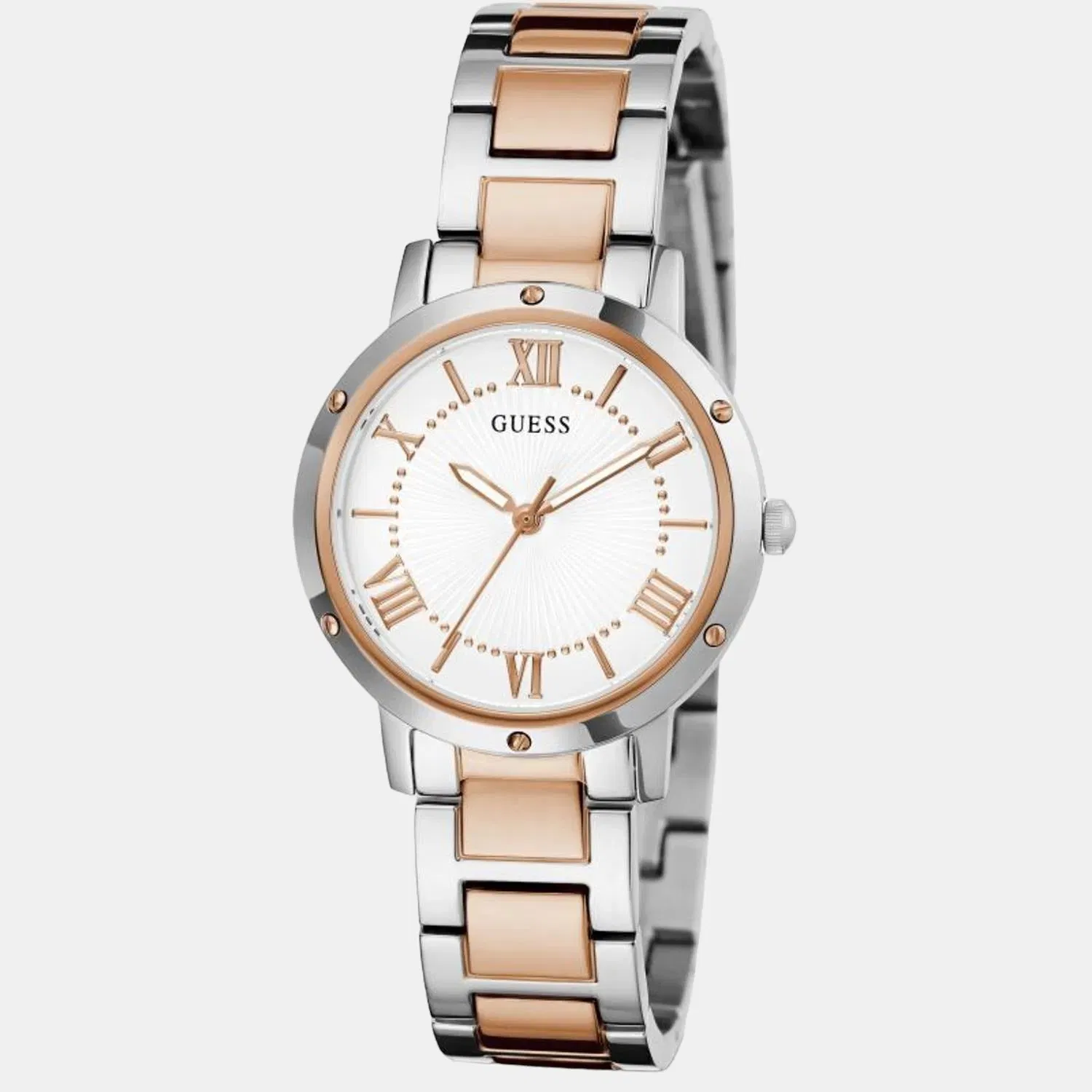 Guess Gd Dawn Women Quartz White Dial Analog Stainless Steel Gw0404L3
