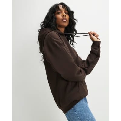 Brown Long Sleeve Hoodie