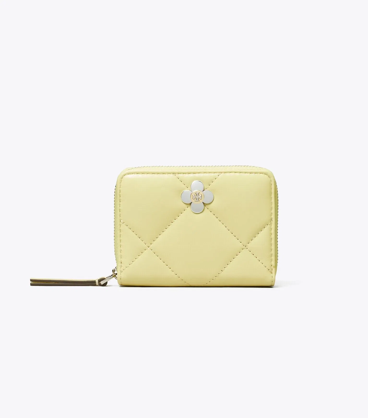 Small Kira Diamond Quilt Clover Zip-Around Wallet