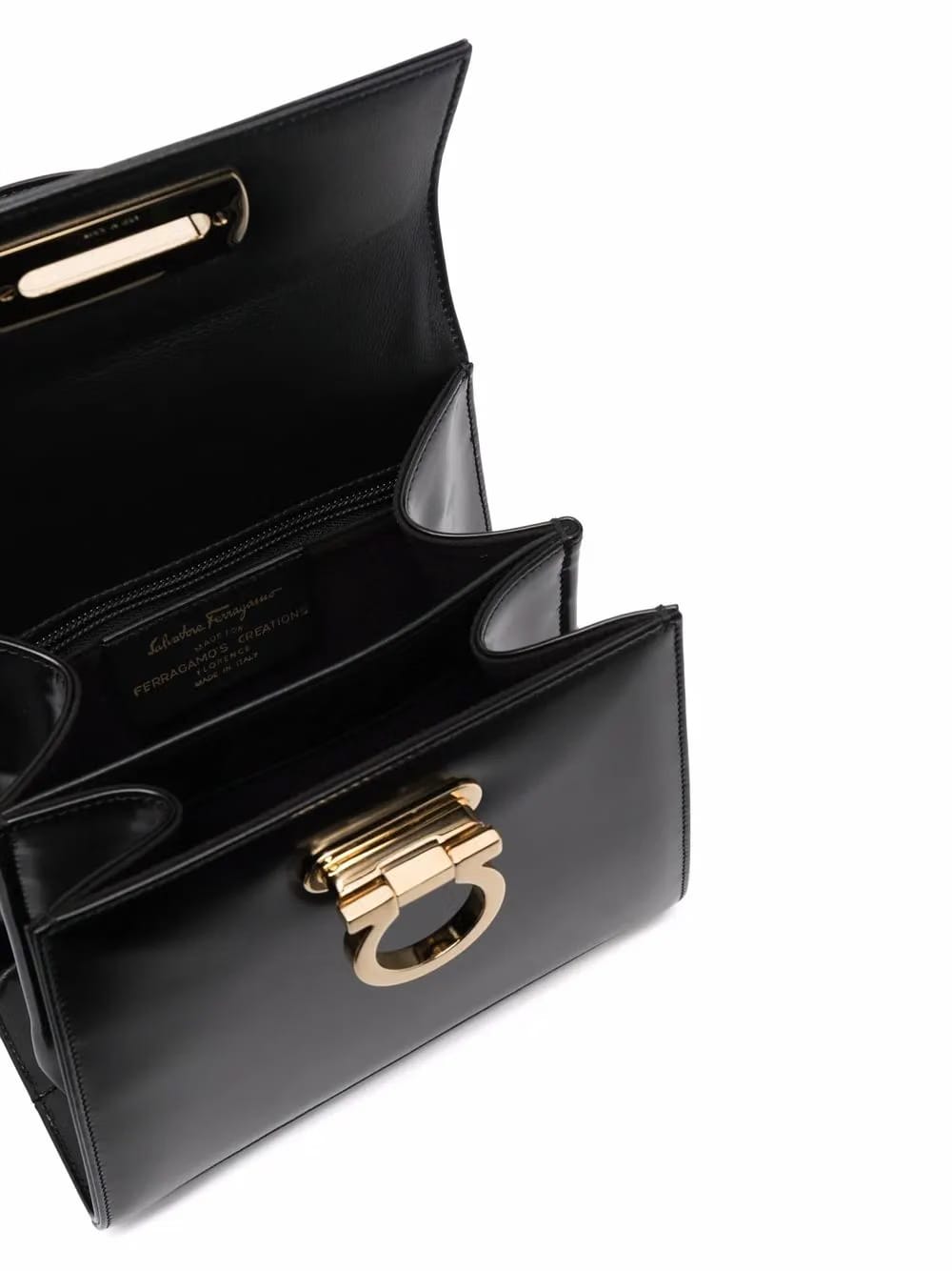 Gancini leather tote bag