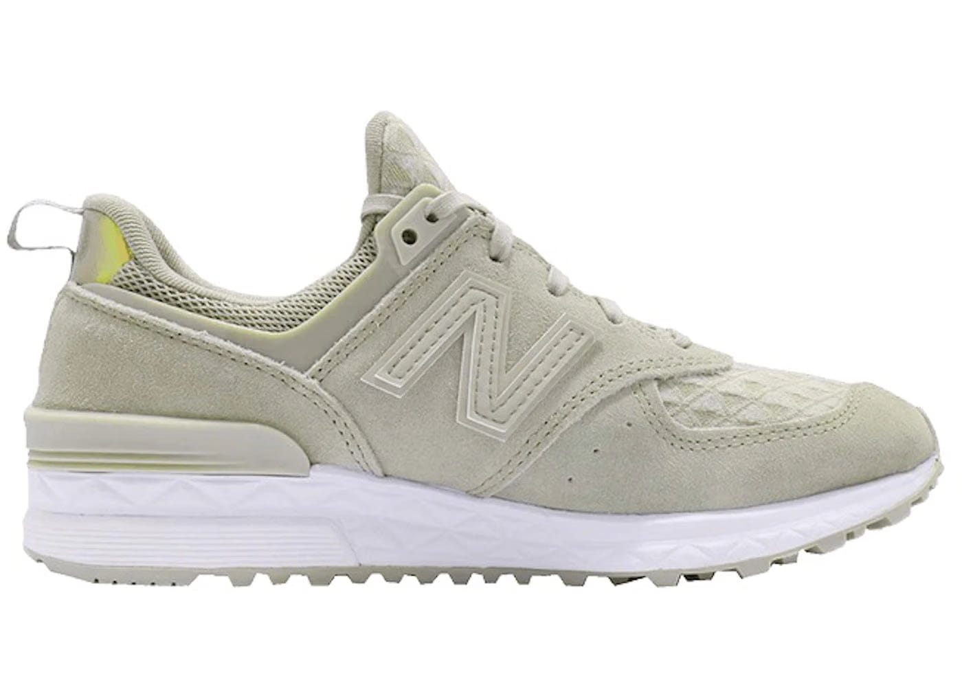 New Balance 574 Green White Womens