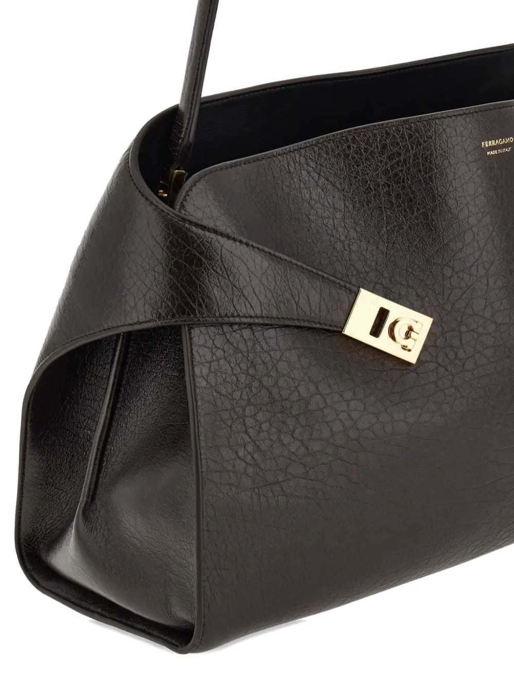 medium Hug calfskin shoulder bag