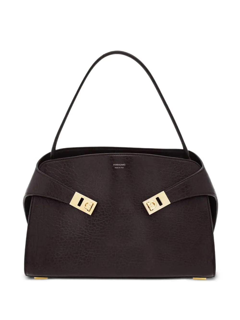 medium Hug Gancini-buckles shoulder bag