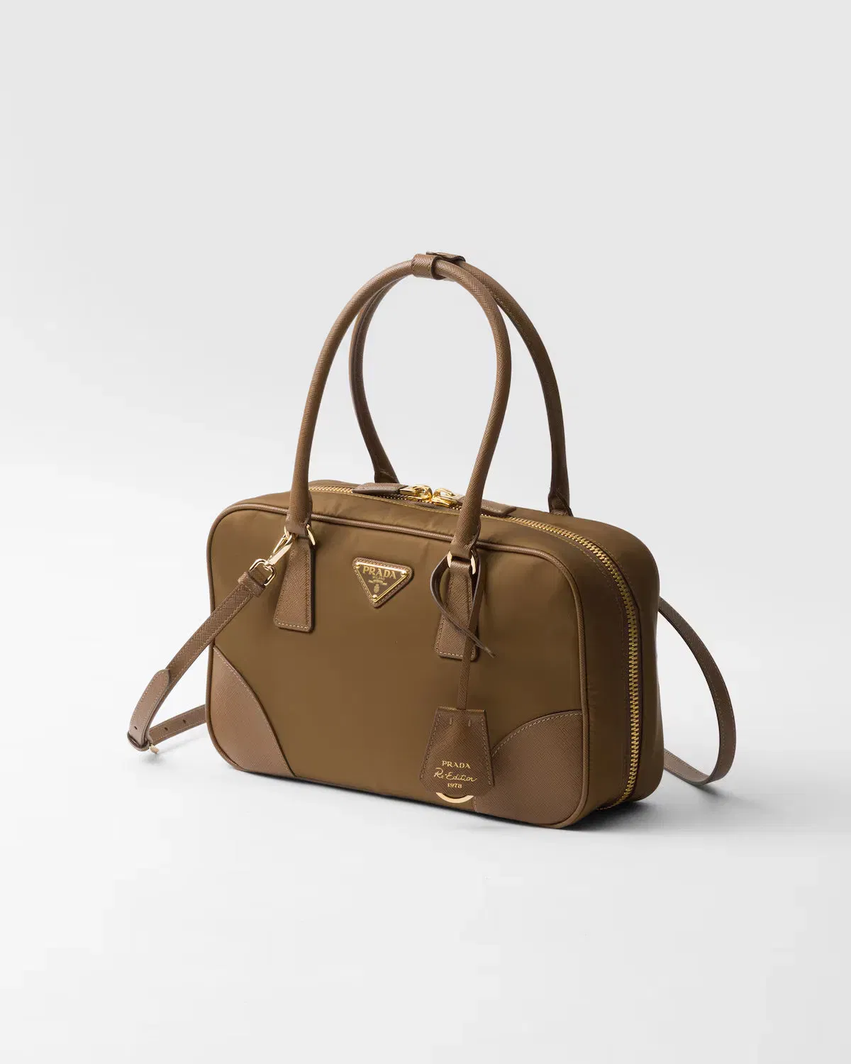 Prada Re-Edition 1978 medium Re-Nylon and Saffiano leather two-handle bag